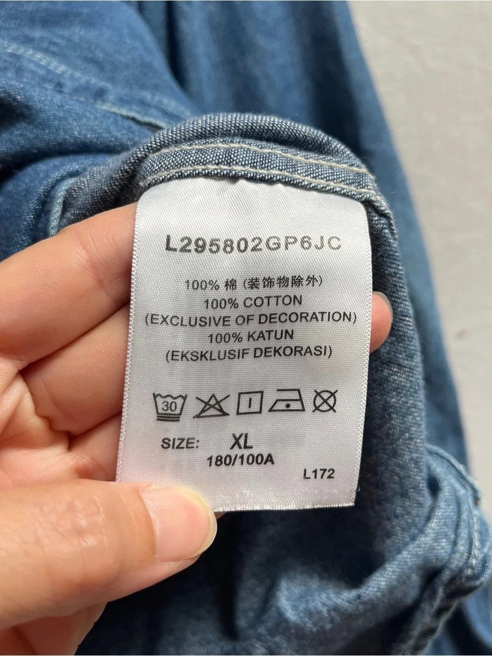 Lee Jeans x Smiley Face Collab Button Down Denim Shirt L - Picture 5 of 6